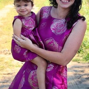 Matching Mommy & Me dresses size S and size 12-18m
